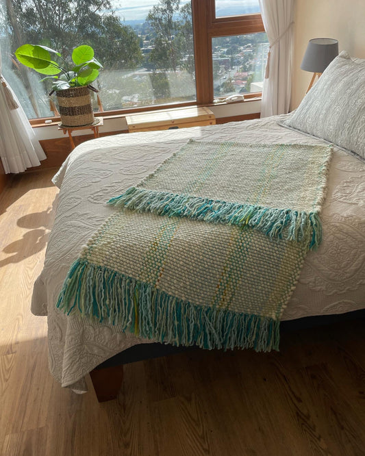 Piecera lana de oveja cama King