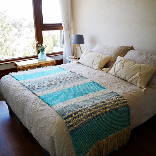 Piecera lana de oveja cama superking