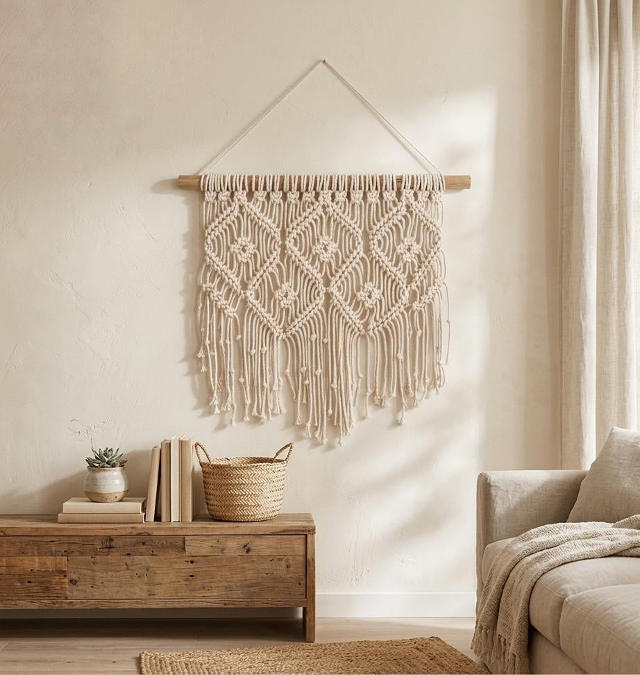 Tapiz mural diamantes