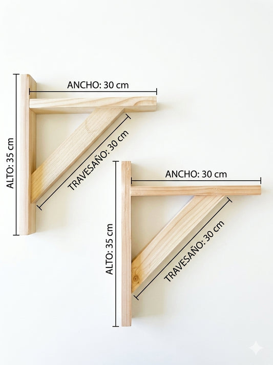 Escuadra de madera